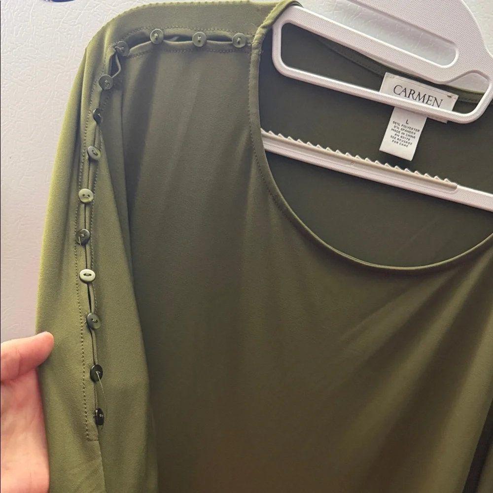 Carmen Marc Valvo Blouse - Picture 4 of 5